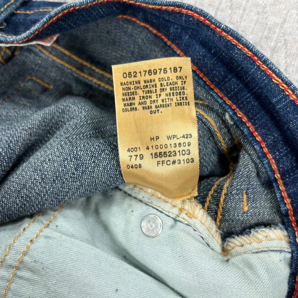 New Vintage Deadstock Levi 550 Relaxed Bootcut Jeans Women 14 Long Dark Wash‎